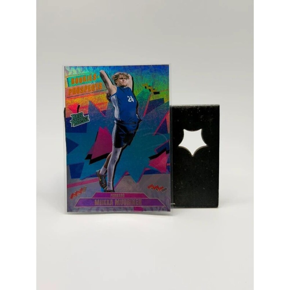 2026 Panini Decades 90s Pop Culture Miikka Muurinen #123 Holo Prospect Arkansas